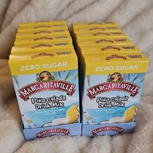 Margaritaville Zero Sugar Piña Colada Drink Mixes ~ 12 Boxes 72 Total Singles
